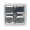 Re-usable stainless steel ice cubes 4pc - Anteprima 6