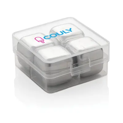 Re-usable stainless steel ice cubes 4pc - Immagine 9