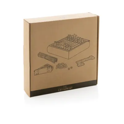 Set giochi 5 in 1 in legno - Immagine 9