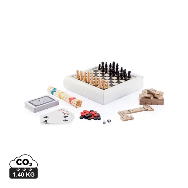 Set giochi 5 in 1 in legno - Immagine 1