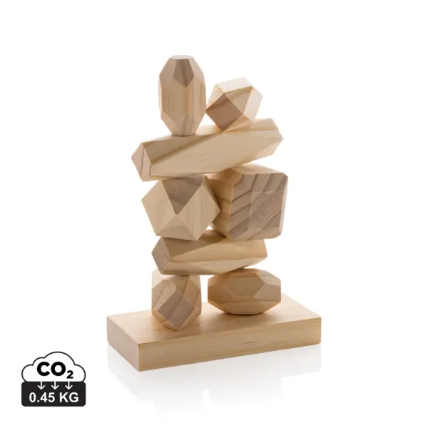 Rocce di bilanciamento in legno Ukiyo Crios in astuccio - Immagine 1