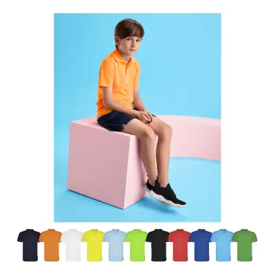 Polo sportiva Monzha 150 g/m² con stampa logo - Immagine 1