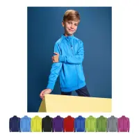 Felpa per bambini VALIER con zip integrale personalizzabile