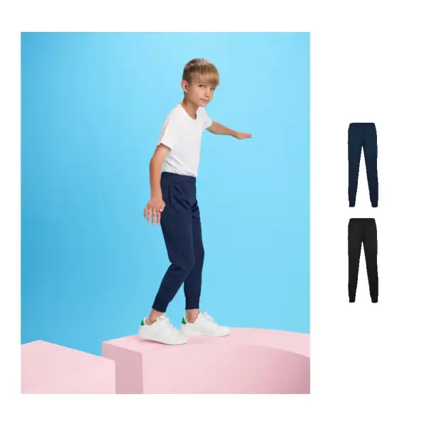 Pantaloni da bambino ARGOS 220 g/m² con stampa del tuo logo - Immagine 1