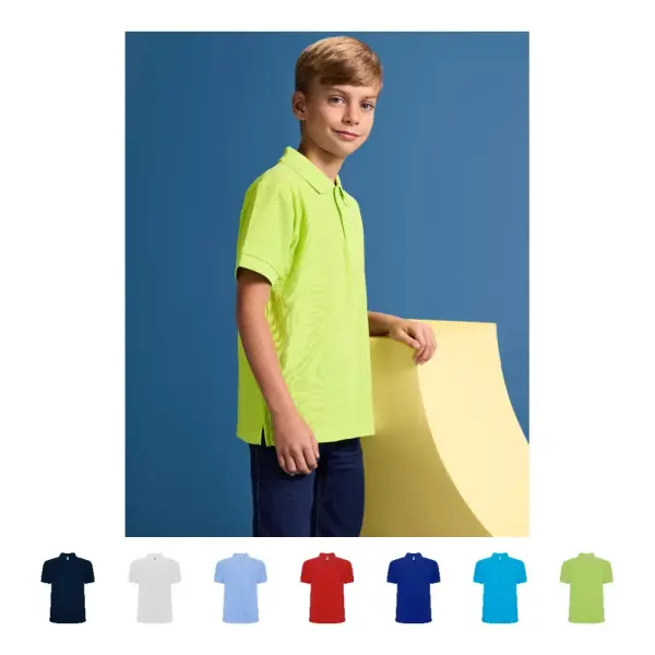 Polo da bambino PEGASO Premium personalizzabile 220 g/m² - Immagine 1