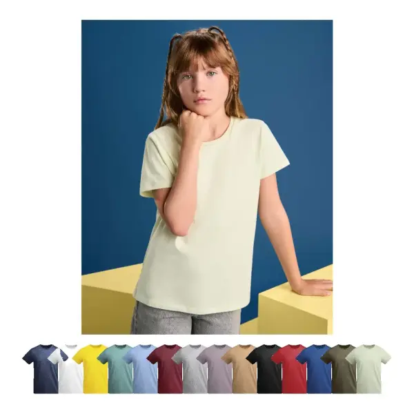 T-shirt bambino BREDA in cotone biologico 175 g/m² personalizzabile - Immagine 1