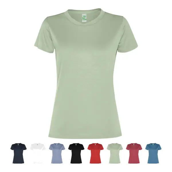 T-shirt sportiva SLAM donna 100 g/m² con stampa del tuo logo - Immagine 1