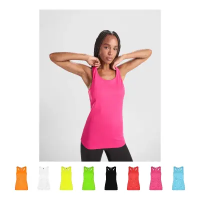 Canotta sportiva donna SHURA 140 g/m² con stampa - Immagine 1
