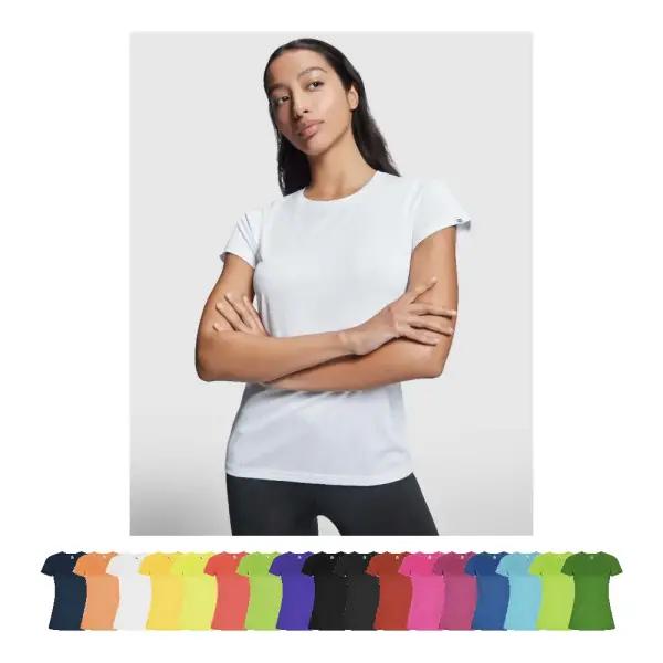 T-shirt sportiva donna IMOLA 135 g/m² con stampa - Immagine 1