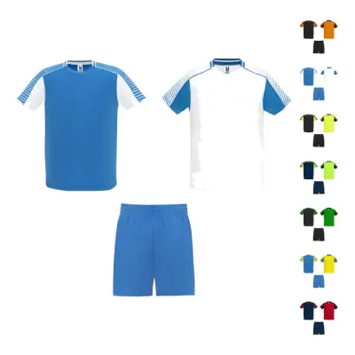 Completo sportivo unisex JUVE personalizzabile con set 2 t-shirt