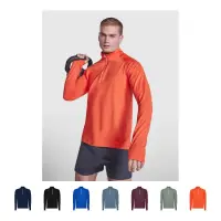 Felpa uomo ESTAMBUL personalizzabile con mezza zip 200 g/m²