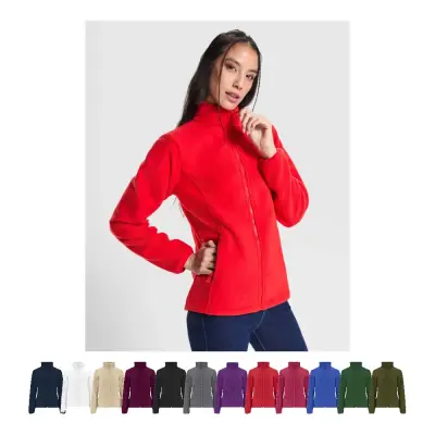 Giacca in pile da donna ARTIC personalizzabile con zip