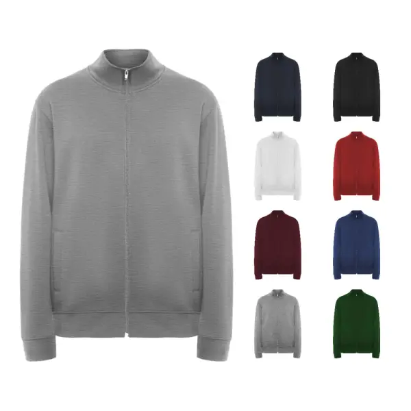 Maglione unisex con cerniera intera ULAN 280 g/m² personalizzato - Immagine 1