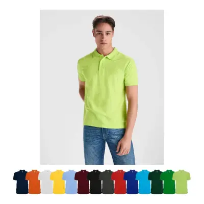 Polo da uomo PEGASO Premium 220 g/m² personalizzabile - Immagine 1