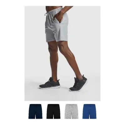 Pantaloncini sportivi unisex in maglia tinta unita