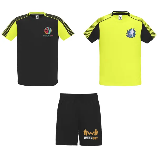 Completo sportivo unisex JUVE personalizzabile con set 2 t-shirt - Immagine 8