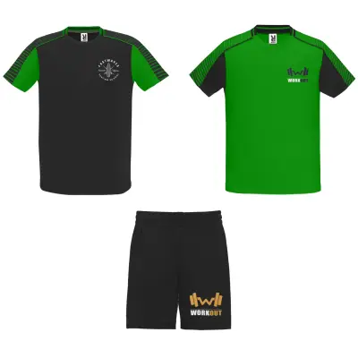 Completo sportivo unisex JUVE personalizzabile con set 2 t-shirt - Immagine 14