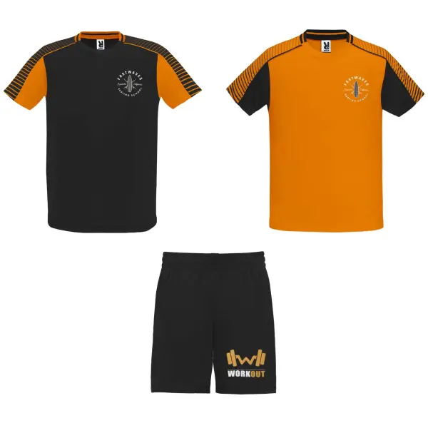 Completo sportivo unisex JUVE personalizzabile con set 2 t-shirt - Immagine 20