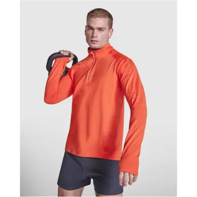 Felpa uomo ESTAMBUL personalizzabile con mezza zip 200 g/m² - Immagine 2