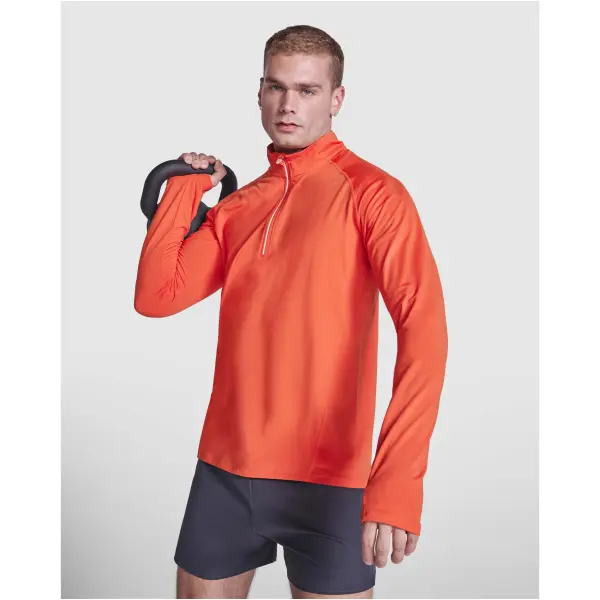 Felpa uomo ESTAMBUL personalizzabile con mezza zip 200 g/m² - Immagine 2