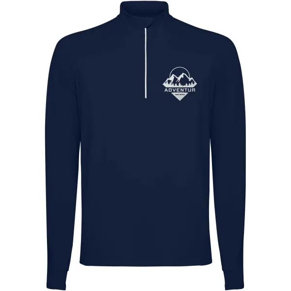 Felpa uomo ESTAMBUL personalizzabile con mezza zip 200 g/m² - Immagine 7