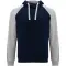 Felpa con cappuccio unisex bicolore Badet 280 g/m² con stampa - Anteprima 7
