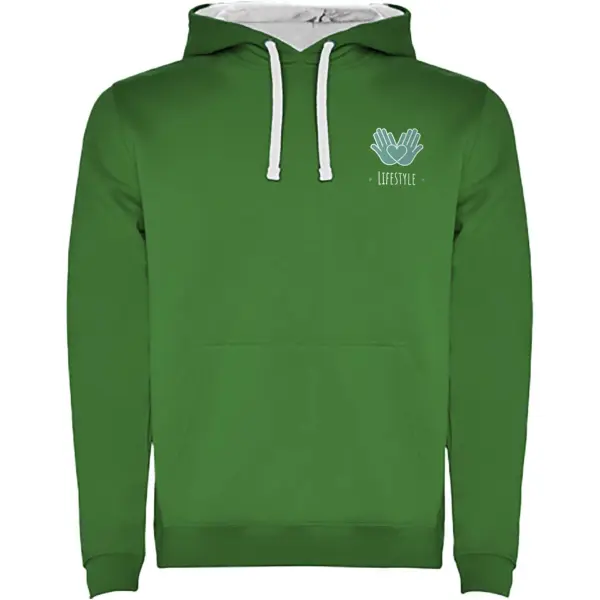 Felpa con cappuccio URBAN 280 g/m² con stampa logo - Immagine 91