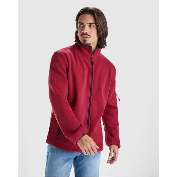Giacca in pile da uomo LUCiANE personalizzata con zip - Immagine 2