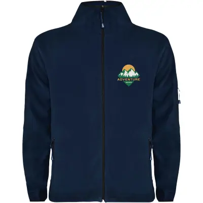 Giacca in pile da uomo LUCiANE personalizzata con zip - Immagine 6