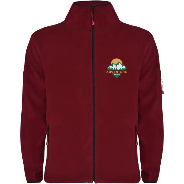 Giacca in pile da uomo LUCiANE personalizzata con zip - Immagine 11