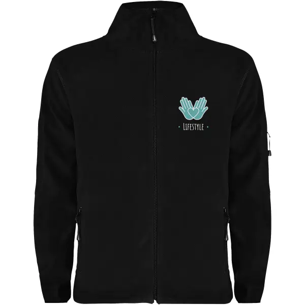 Giacca in pile da uomo LUCiANE personalizzata con zip - Immagine 16