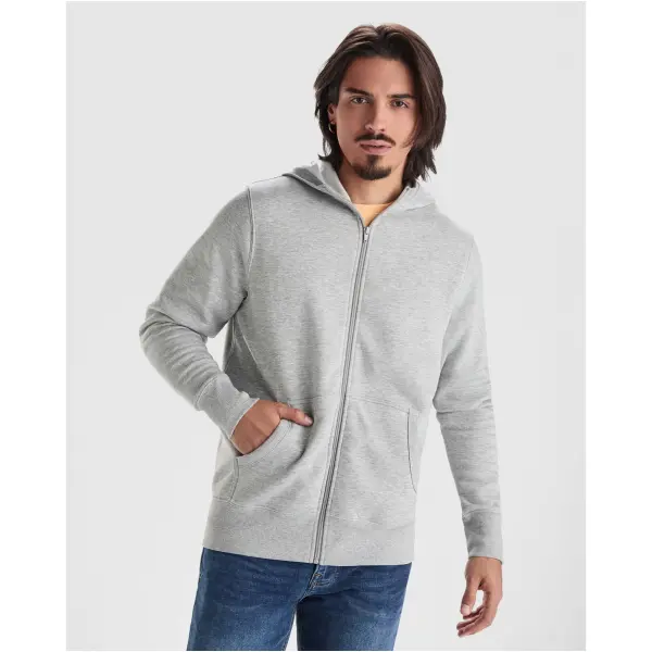 Felpa con cappuccio e zip intera MONTBLANC 280 g/m² promozionale - Immagine 2