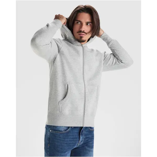 Felpa con cappuccio e zip intera MONTBLANC 280 g/m² promozionale - Immagine 3