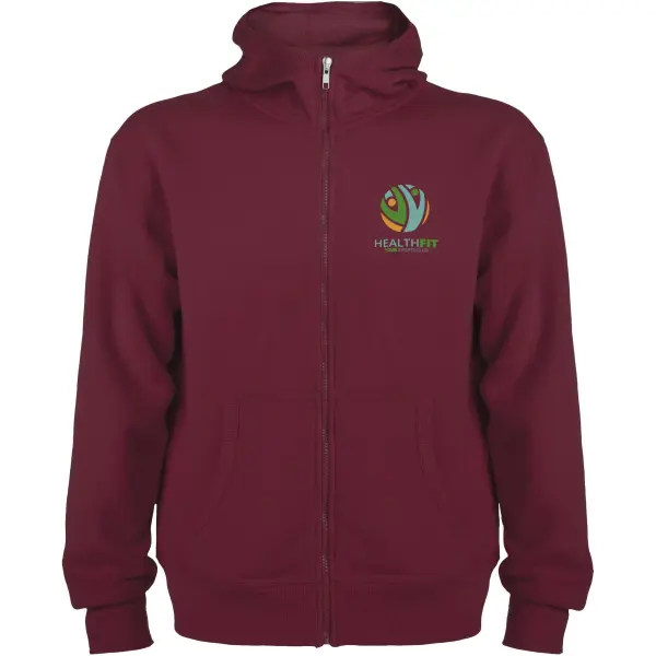 Felpa con cappuccio e zip intera MONTBLANC 280 g/m² promozionale - Immagine 11
