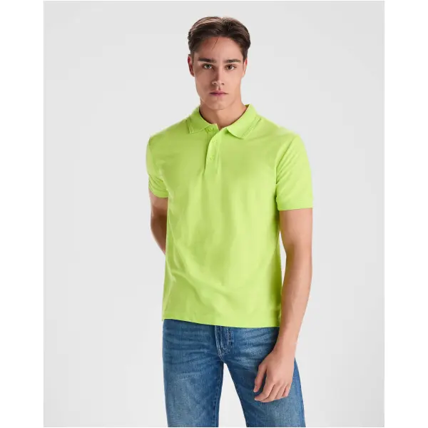 Polo da uomo PEGASO Premium 220 g/m² personalizzabile - Immagine 2