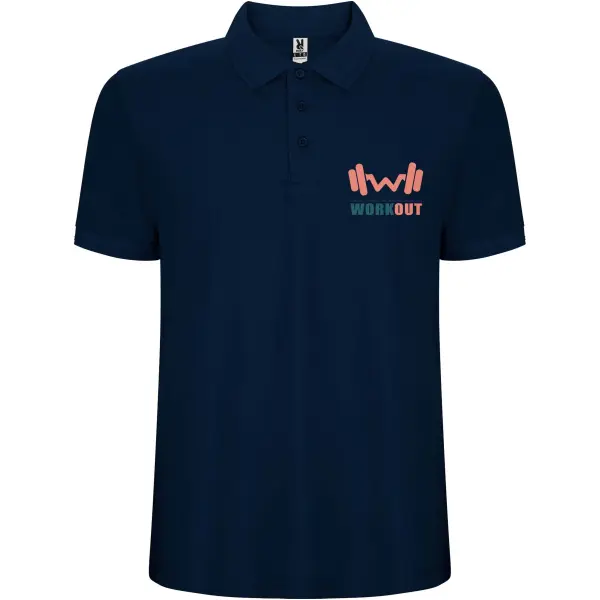 Polo da uomo PEGASO Premium 220 g/m² personalizzabile - Immagine 11