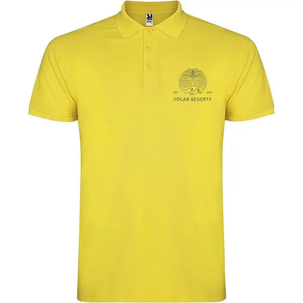 Polo da uomo STAR 200 g/m² promozionale con logo - Immagine 6