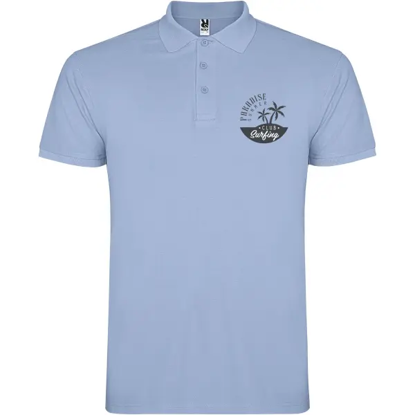 Polo da uomo STAR 200 g/m² promozionale con logo - Immagine 34