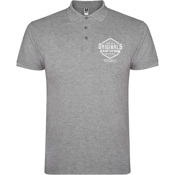 Polo da uomo STAR 200 g/m² promozionale con logo - Immagine 46
