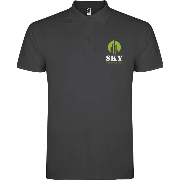 Polo da uomo STAR 200 g/m² promozionale con logo - Immagine 74