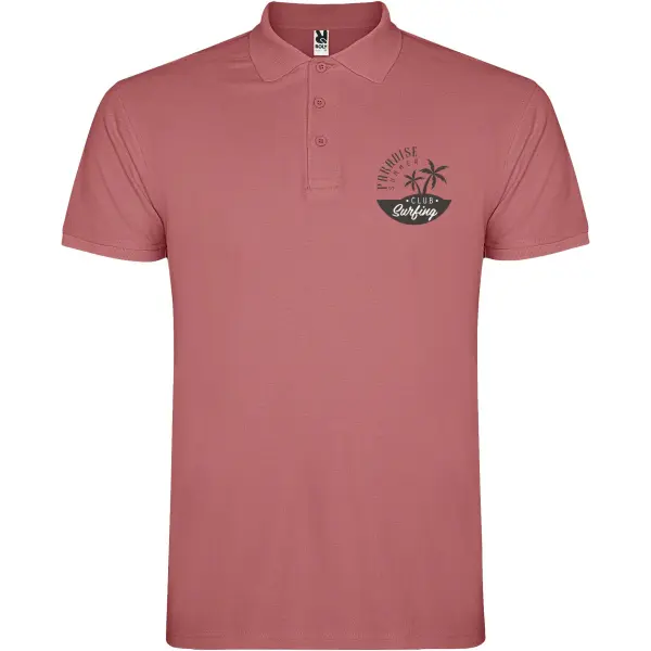 Polo da uomo STAR 200 g/m² promozionale con logo - Immagine 86