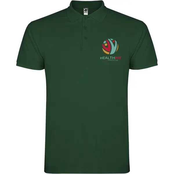 Polo da uomo STAR 200 g/m² promozionale con logo - Immagine 110