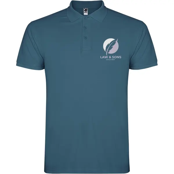 Polo da uomo STAR 200 g/m² promozionale con logo - Immagine 130