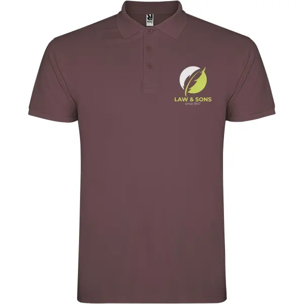 Polo da uomo STAR 200 g/m² promozionale con logo - Immagine 134