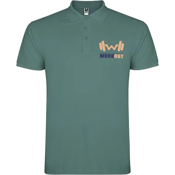 Polo da uomo STAR 200 g/m² promozionale con logo - Immagine 138