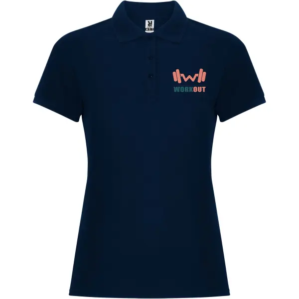 Polo donna PEGASO Premium 220 g/m² con stampa del tuo logo - Immagine 7