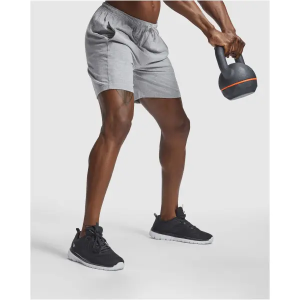 Pantaloncini sportivi unisex in maglia tinta unita - Immagine 3