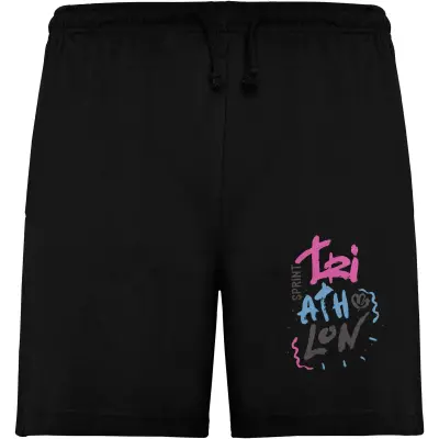 Pantaloncini sportivi unisex in maglia tinta unita - Immagine 10