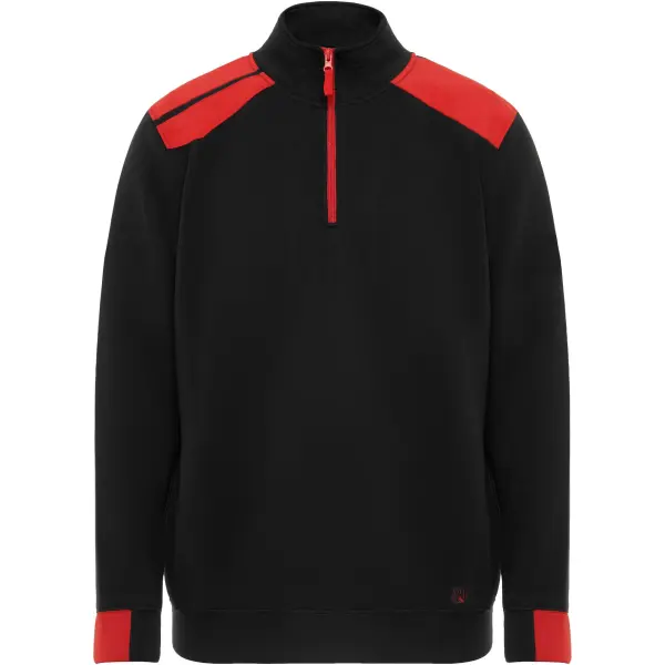 Maglione a mezza zip da uomo 280 g/m² MAVERICK con stampa logo - Immagine 8