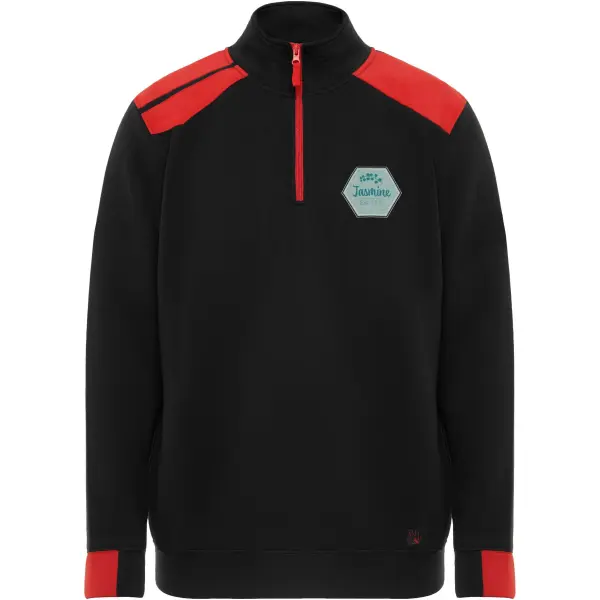 Maglione a mezza zip da uomo 280 g/m² MAVERICK con stampa logo - Immagine 10